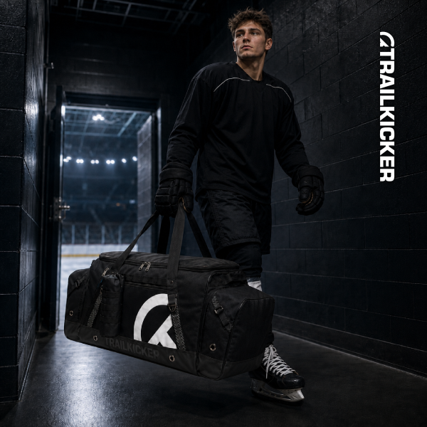 TRAILKICKER 40" Original Ice Hockey Equipment Bag, 175L, Black