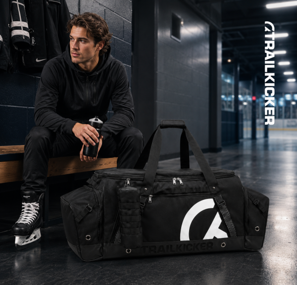 TRAILKICKER 40" Original Ice Hockey Equipment Bag, 175L, Black