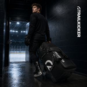 TRAILKICKER 36" Power Wheeled Ice Hockey Equipment Bag, 160L, Black - Image 8