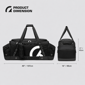 TRAILKICKER 40" Original Ice Hockey Equipment Bag, 175L, Black - Image 10