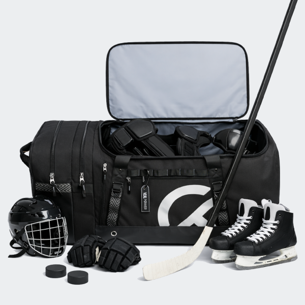Trailkicker 147L XL Wheeled Ice Hockey Bag – Ice Power, Black