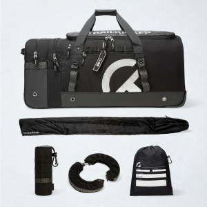 Trailkicker 147L XL Wheeled Ice Hockey Bag – Ice Power, Black - 图片 2