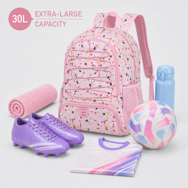 Trailkicker 30L XL Football Backpack – Terrazzo