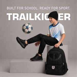 Trilkicker 30L XL Football Backpack – Black - 图片 5
