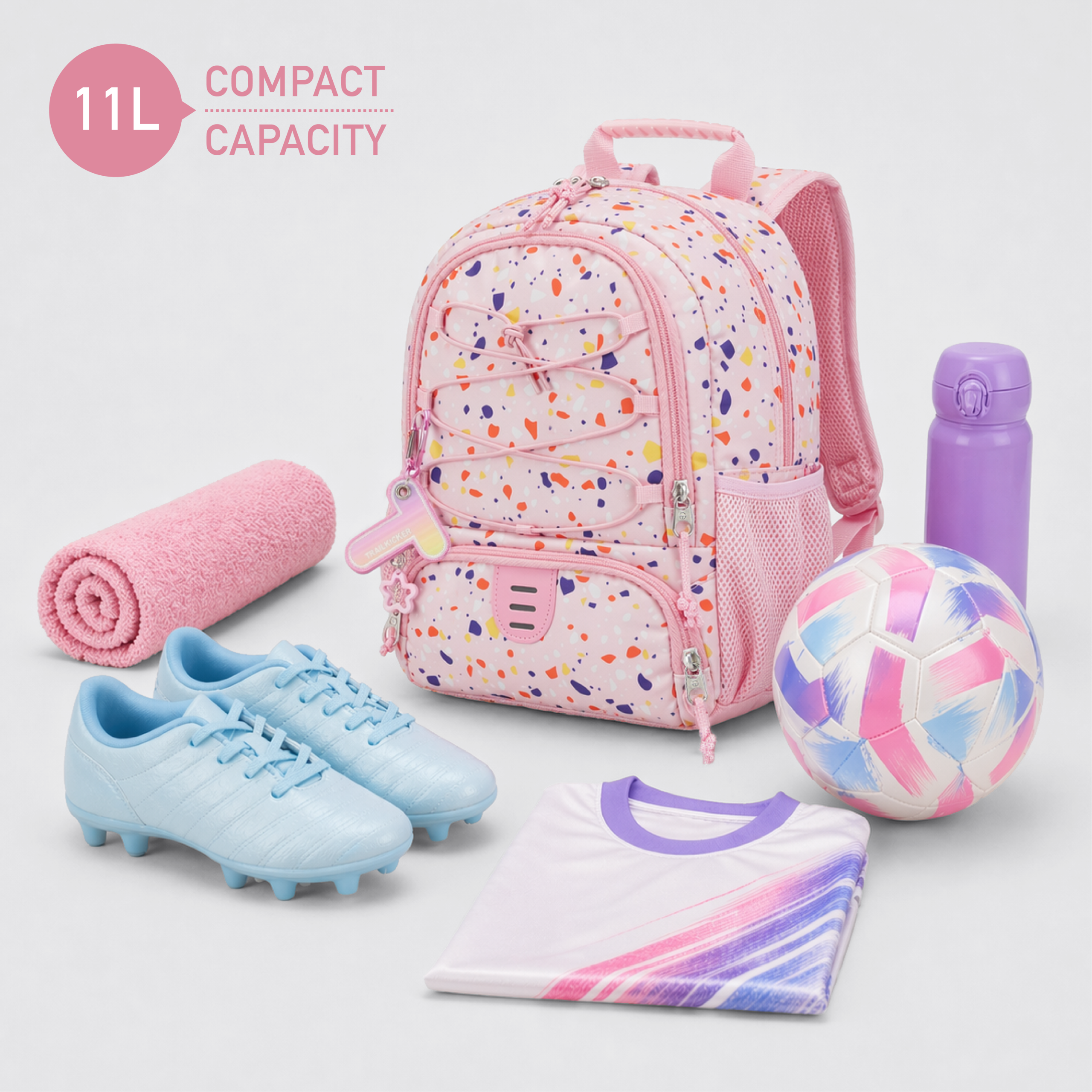 Trailkicker 11L S Football Backpack – Terrazzo - 图片 2