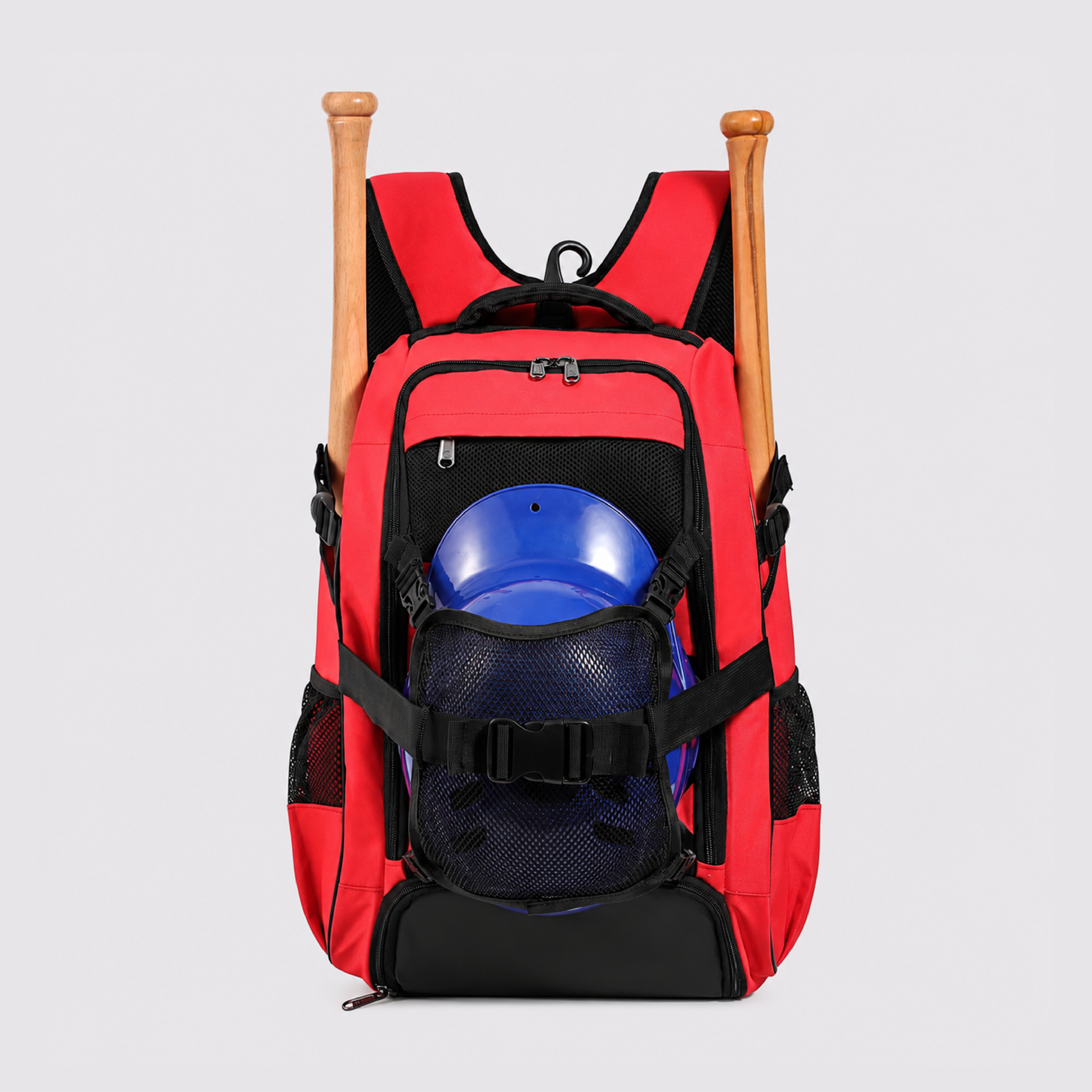Trailkicker 42L Baseball Backpack – Red - Image 1