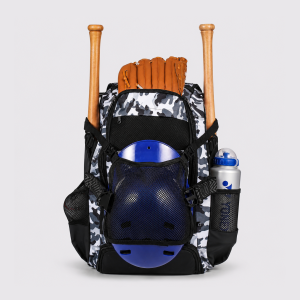 Trailkicker 42L Baseball Backpack – Black Camouflage
