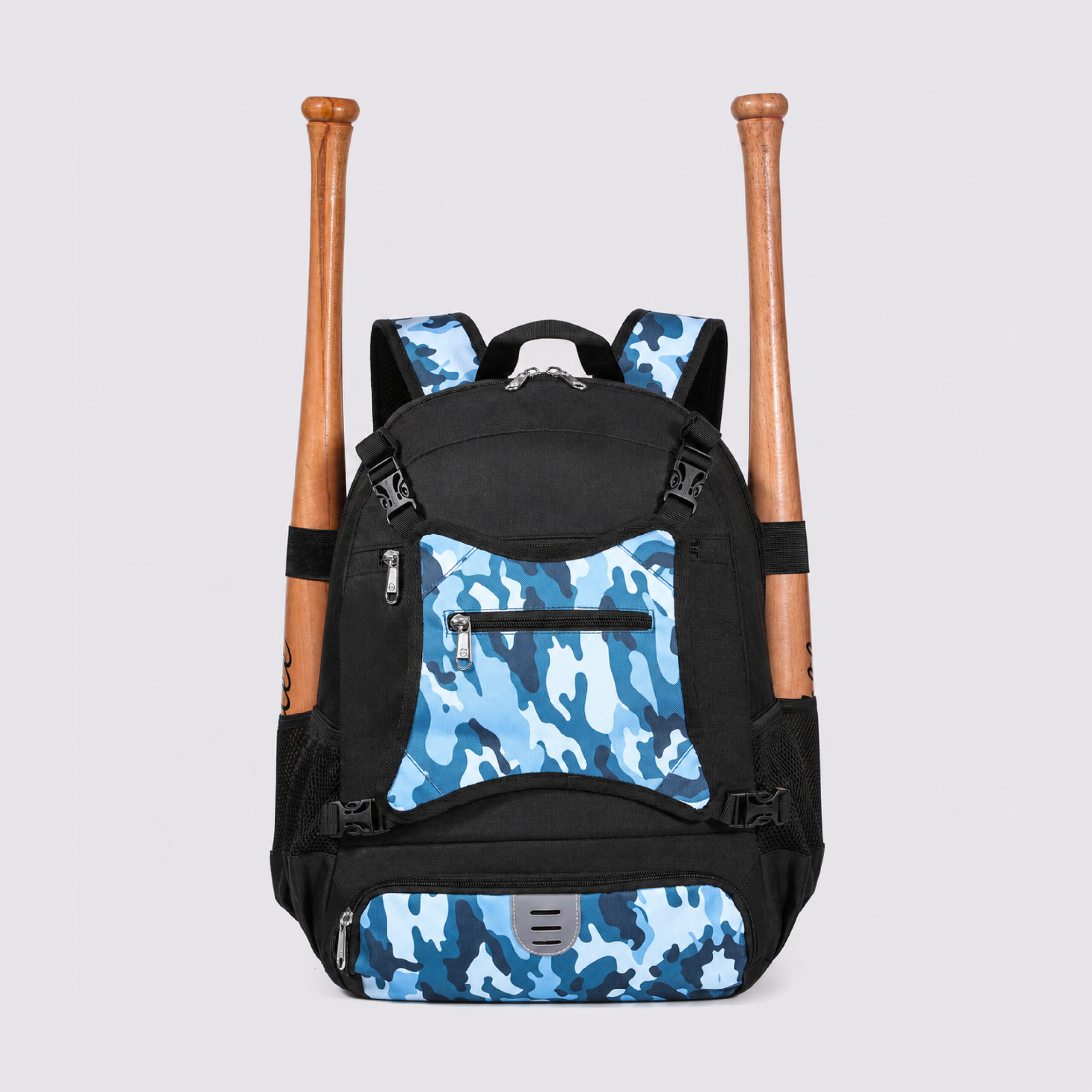 Trailkicker 30L Baseball Backpack – Blue Camouflage - Image 1